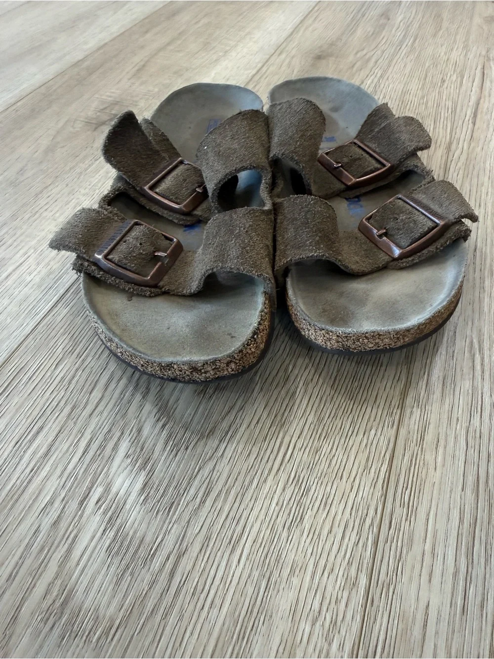 Birkenstock Suede Double-Buckle Sandals